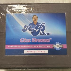 My Pillow split king sheet set